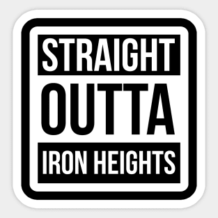 DC Straight outta Iron Heights Sticker